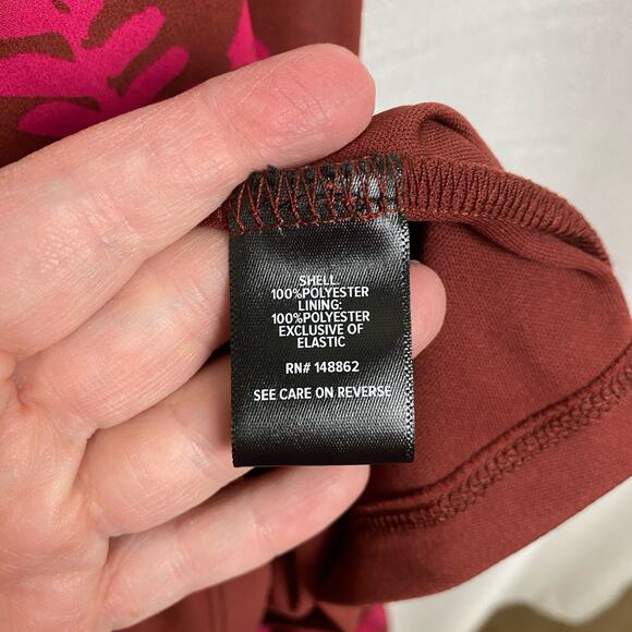 Torrid Pink Smocked Bodice A Line Tea Length Dress Sz.4 NWT - Picture 15 of 16